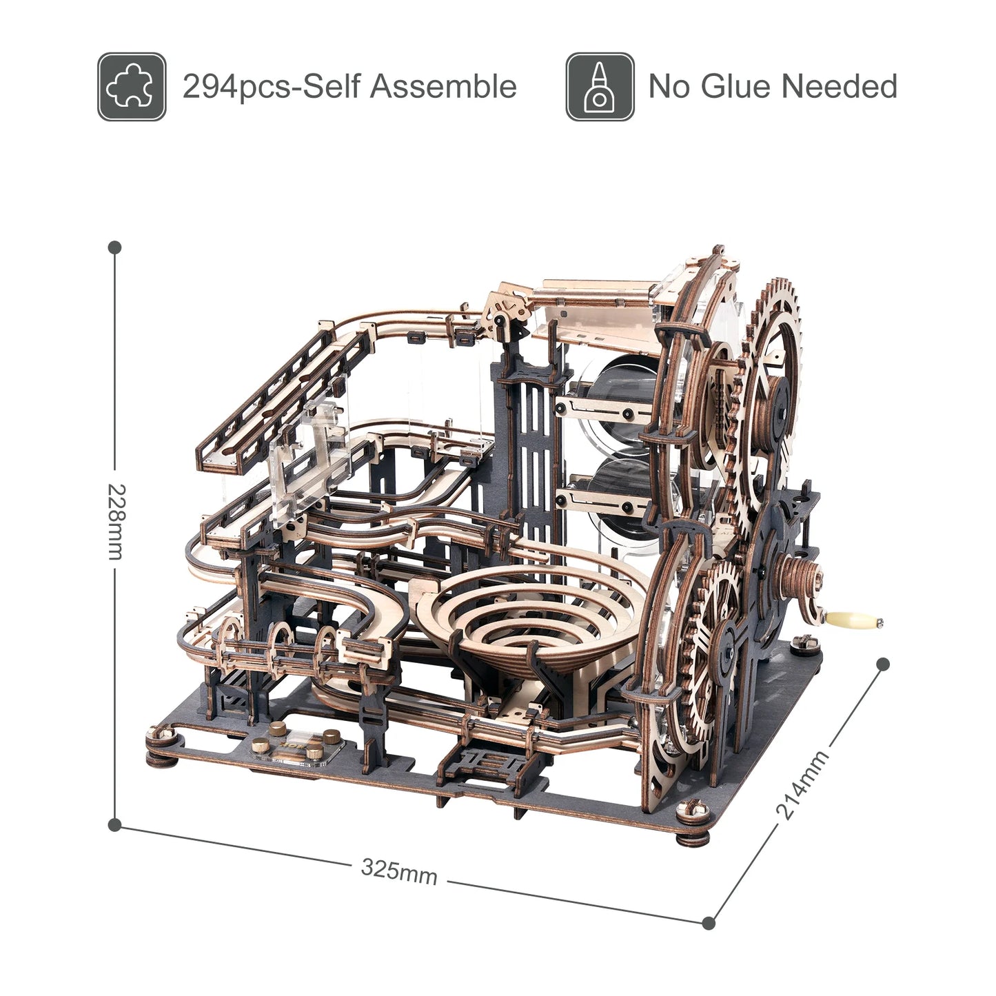 Robotime Marble Run 3D Wood Puzzle Preteens-Teens