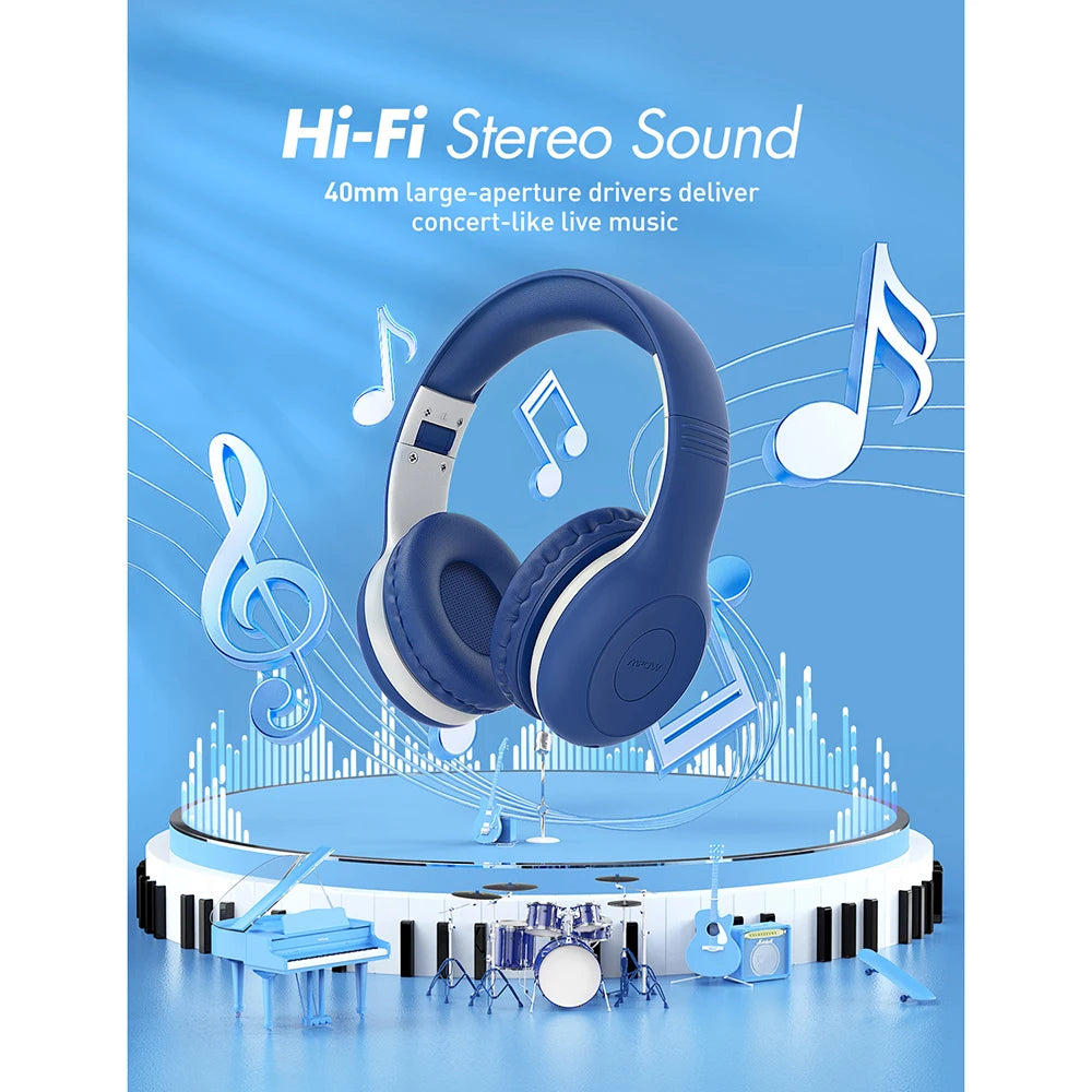 Bluetooth Kids Headphones Wireless Headset