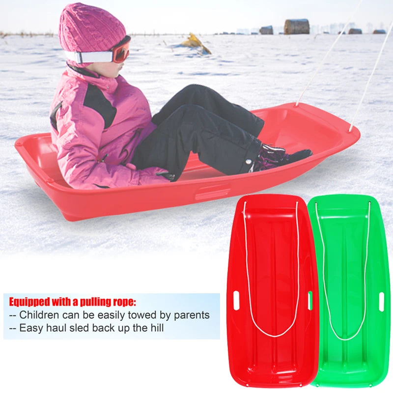 2PCS 35 inch Heavy Duty Snow Sled