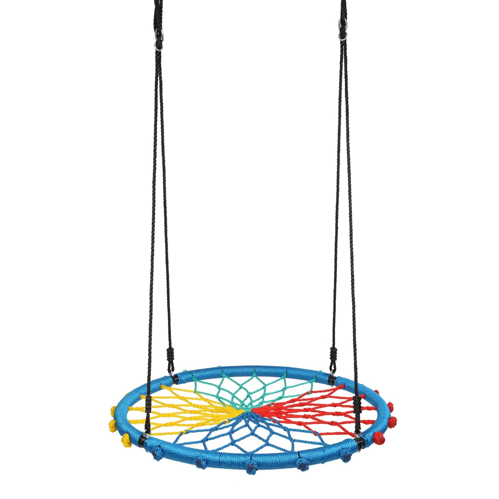 40 Inch Spider Web Round Rope Swing