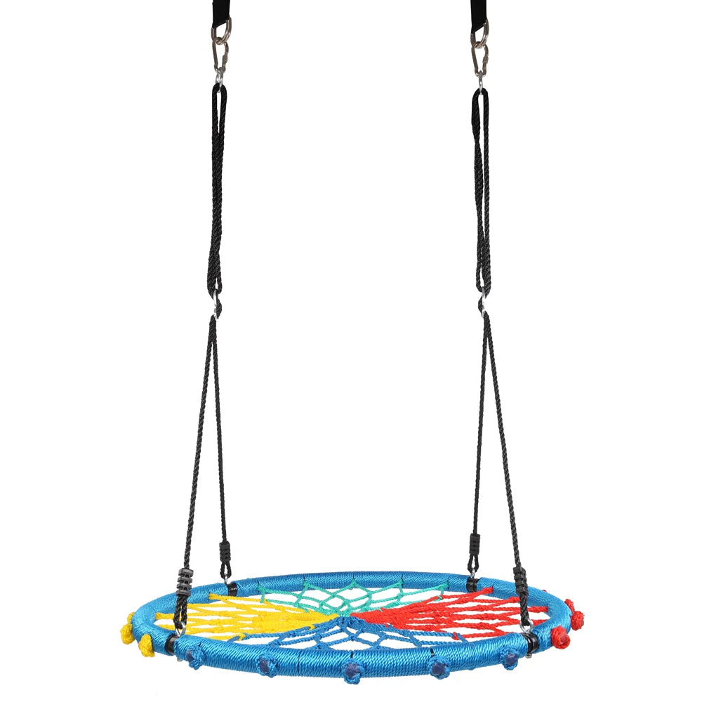 40 Inch Spider Web Round Rope Swing