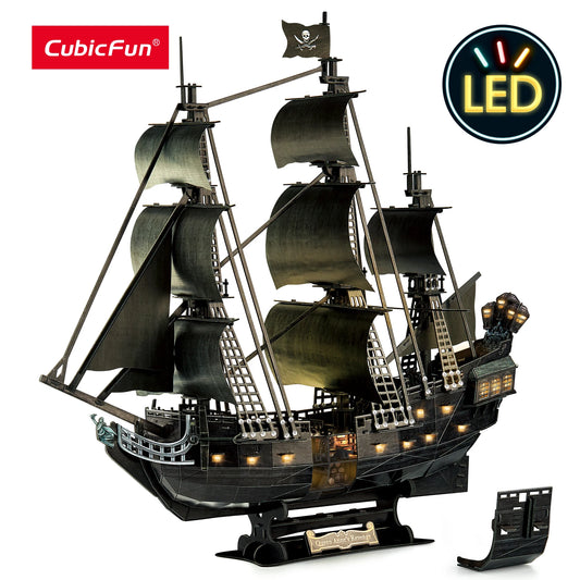 CubicFun Queen Anne's Revenge Pirate Ship Model Kit