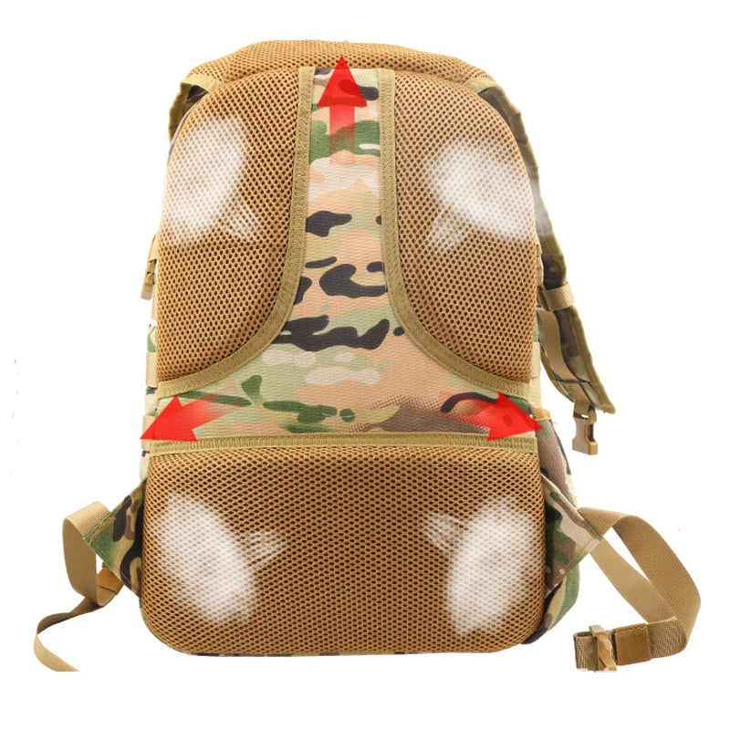 Large Mountaineering Style Backpack -School / Outdoors / Sport