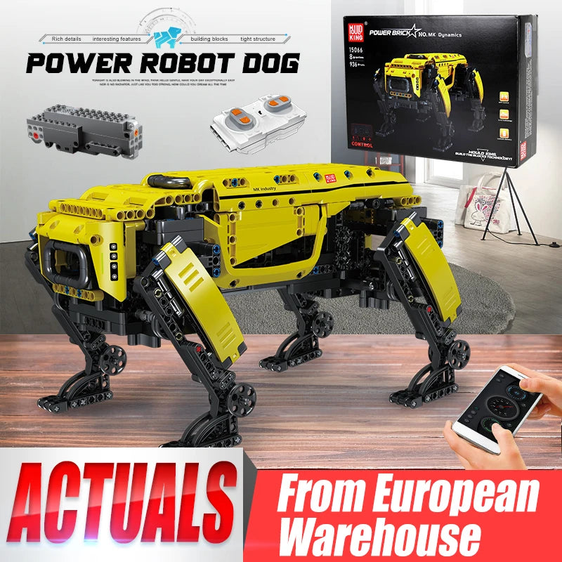 MOULD KING Technical Robot Toy Big Dog Model