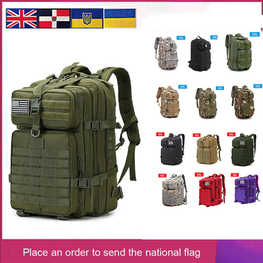 Military Style Camping-Tactical-Travel Backpack