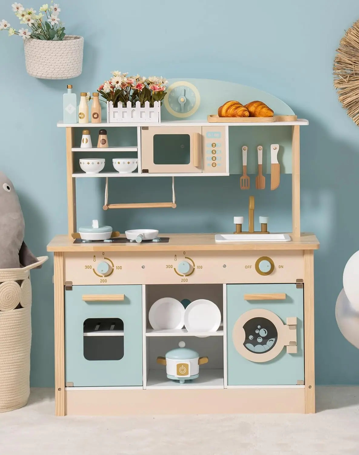 Robud Wooden Play Kitchen For Girls/Boys