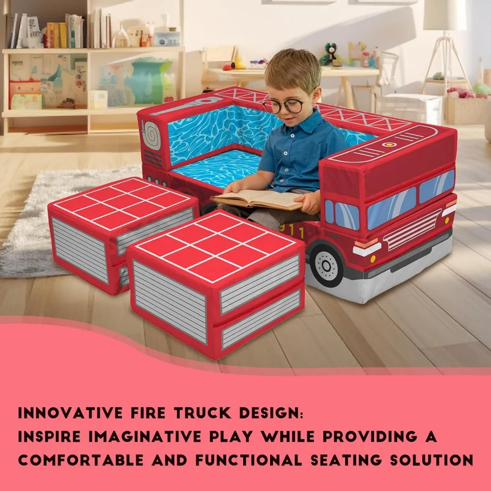 Kids Themed Sofas -Firetruck, Bus, Sanitation, Ice Cream