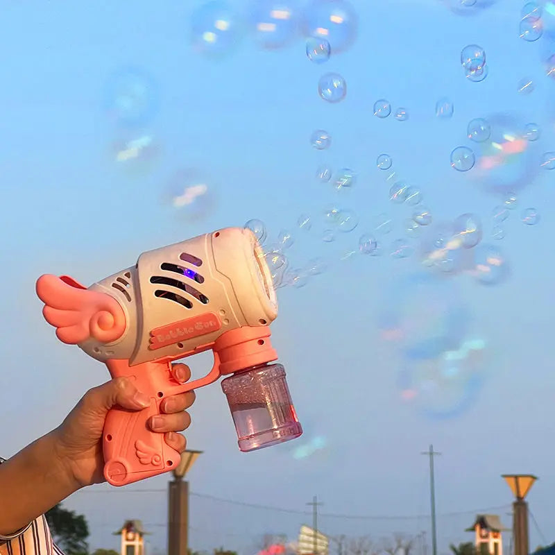 Electric Automatic Machine Bubble Gun for Kids