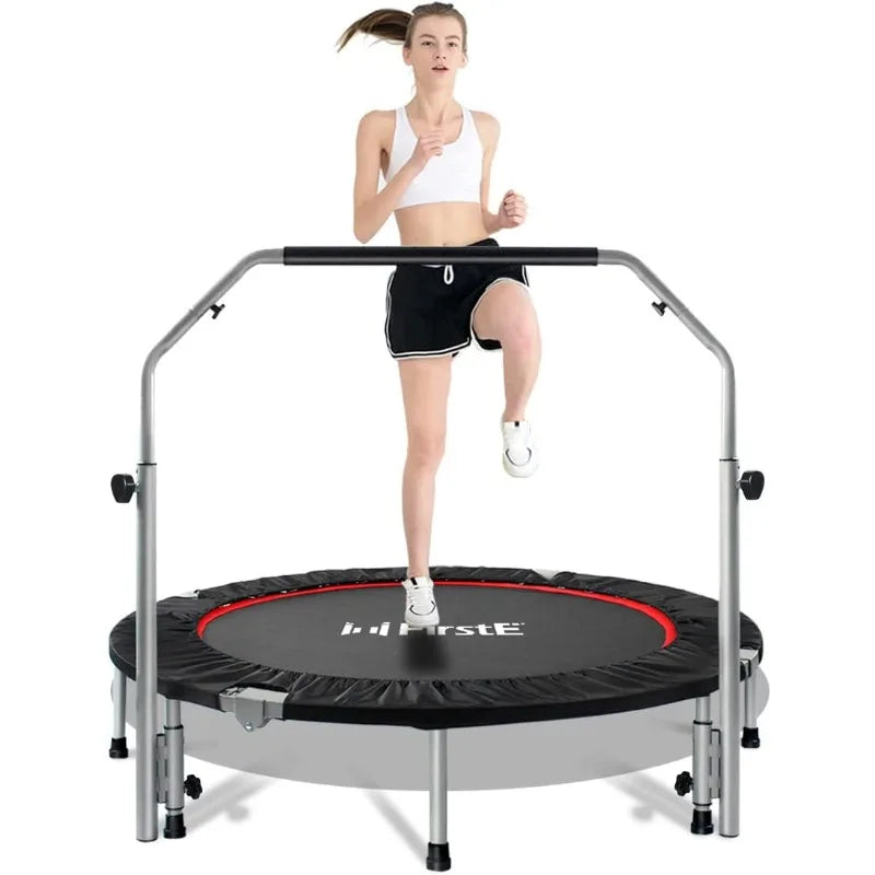 48" Foldable Trampoline with 4 Adjustable Heights