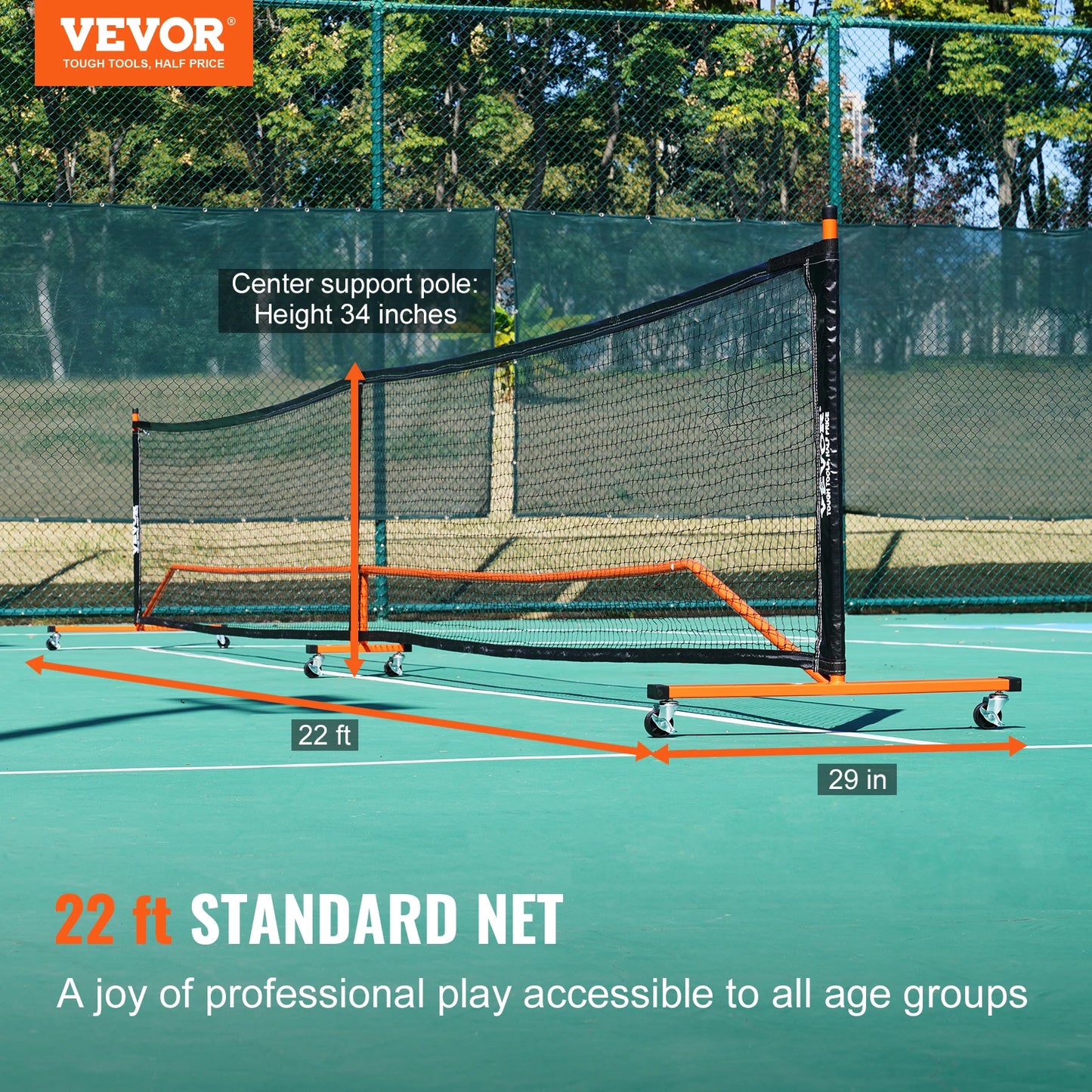 Portable Pickleball Net System & Kit