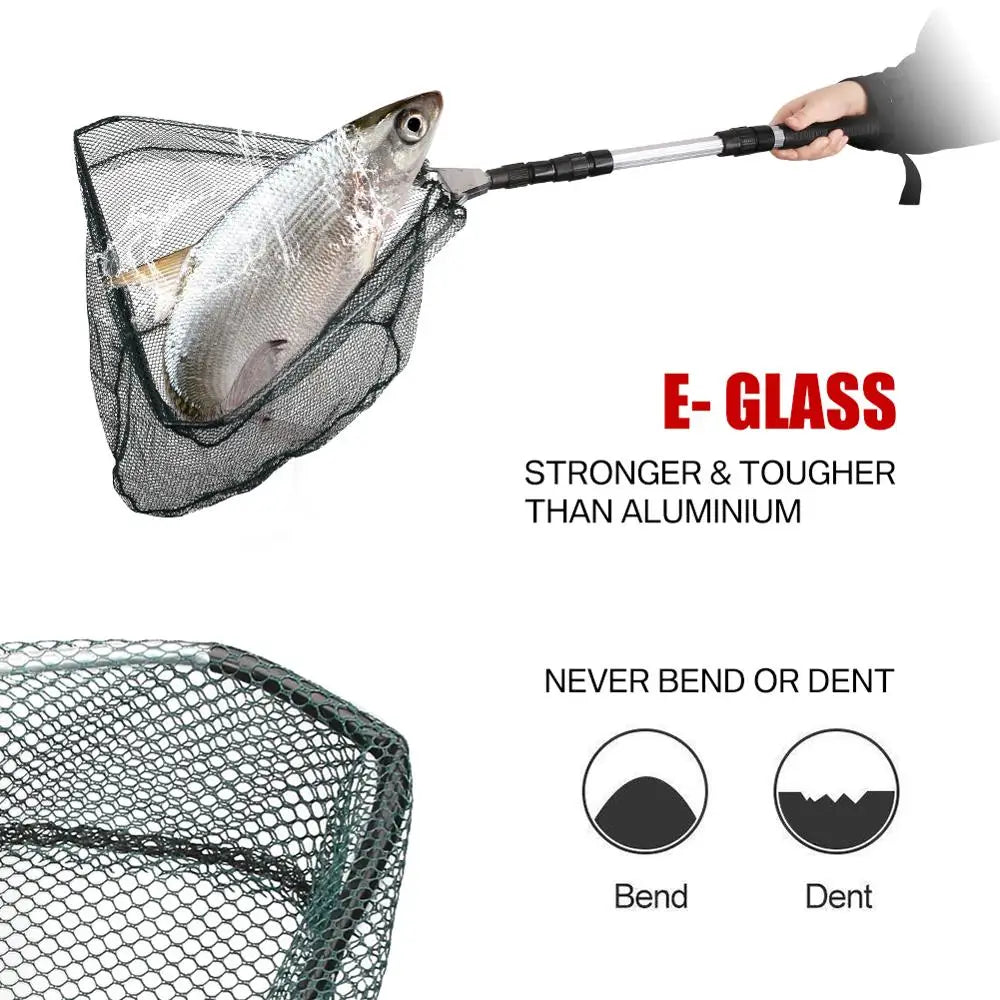 Aluminum Alloy Fishing Net Foldable Telescoping High-Quality