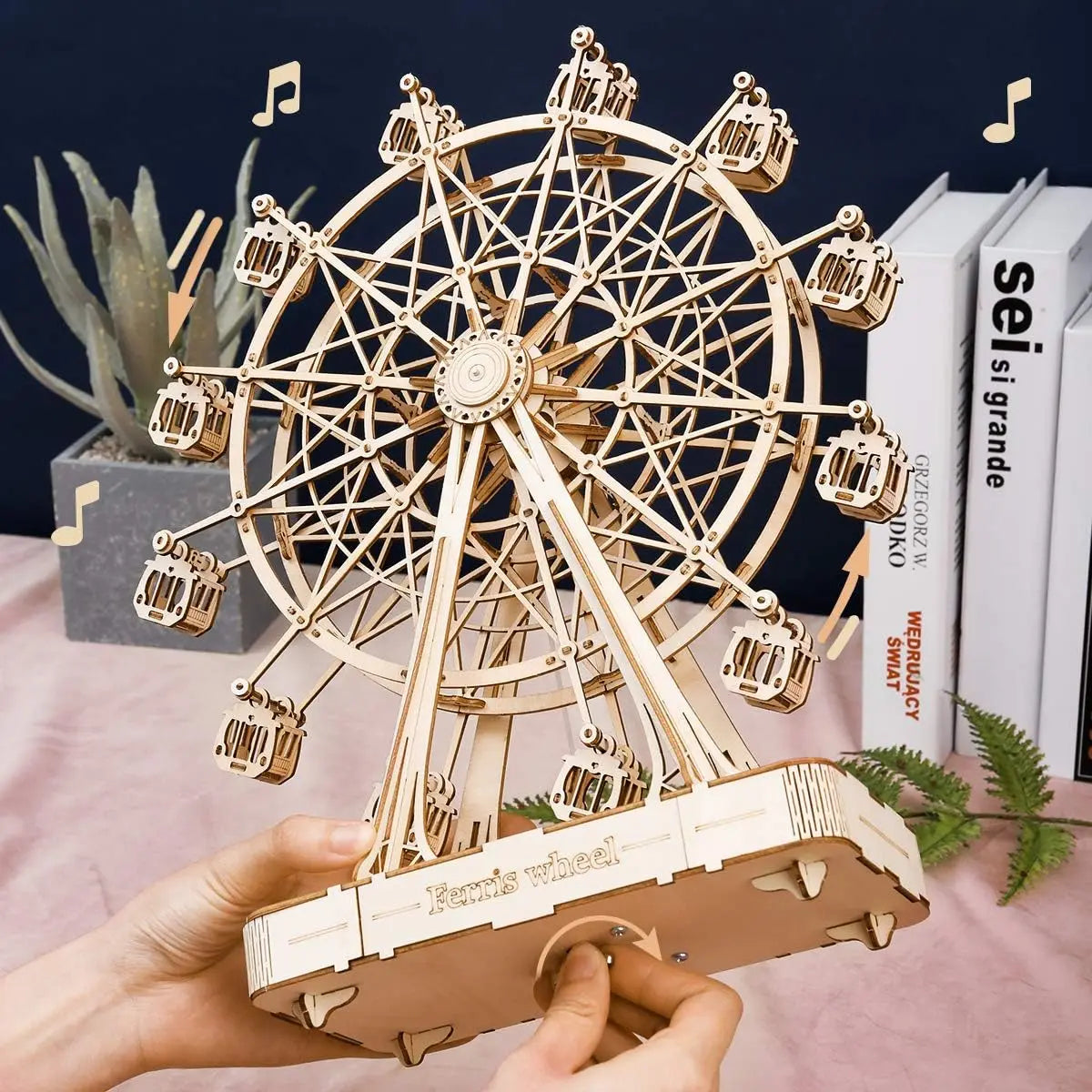 Ferris Wheel Music Model Kits 3D Wooden Puzzle