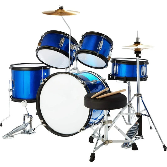 5 Piece Youth Drum Set for 5 to 12 Year Old