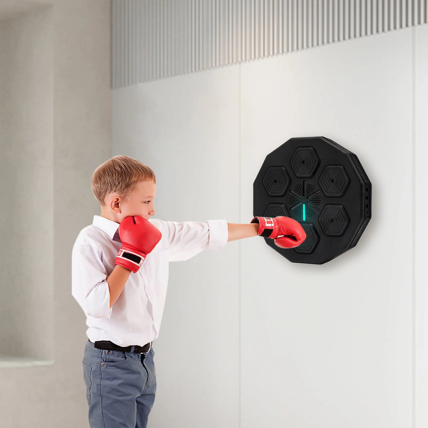 Boxing Machine w/Light & Music, Wall-Mounted