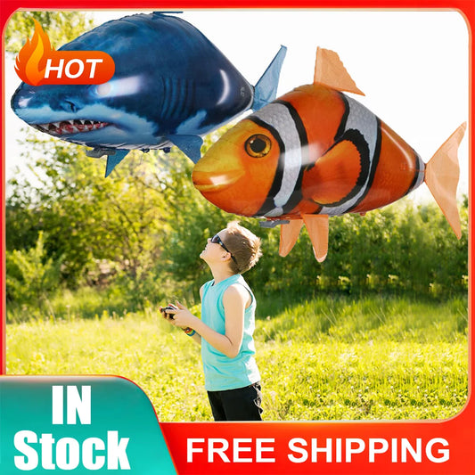 Flying Air Fish Balloons Clown Fish & Shark