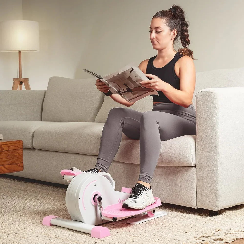 Pink Under-Desk Fitness Stepper