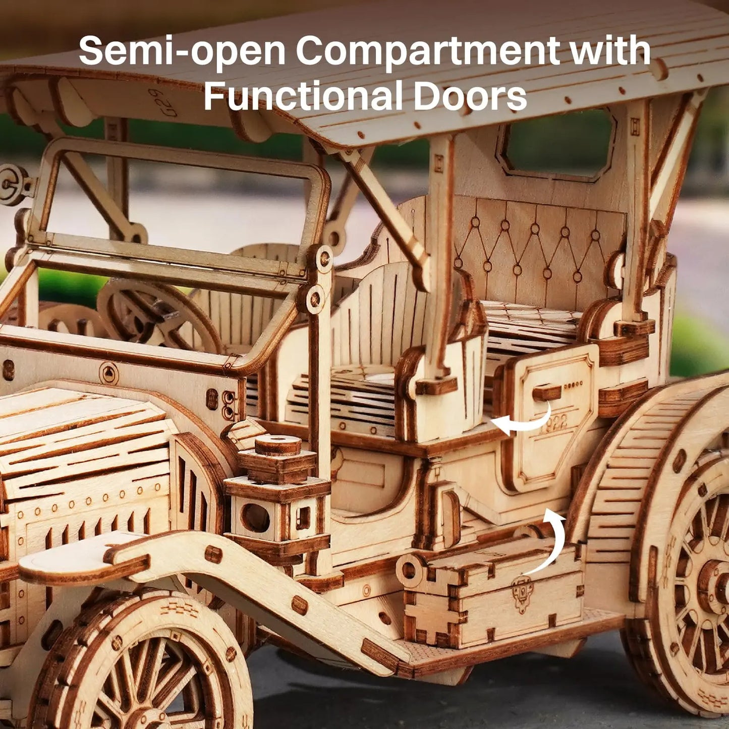 3D Wooden Vintage Car Puzzle