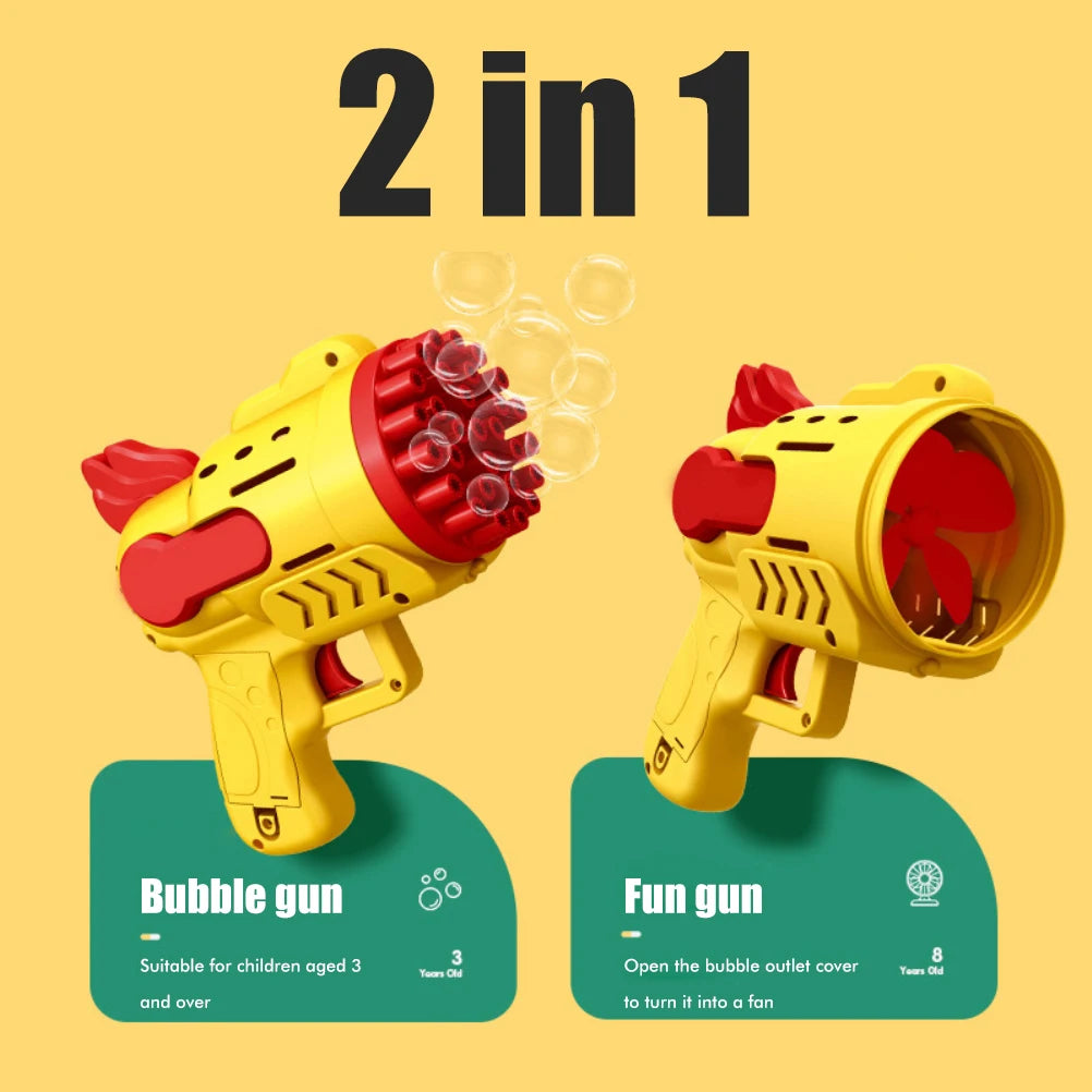 Electric Automatic Machine Bubble Gun for Kids