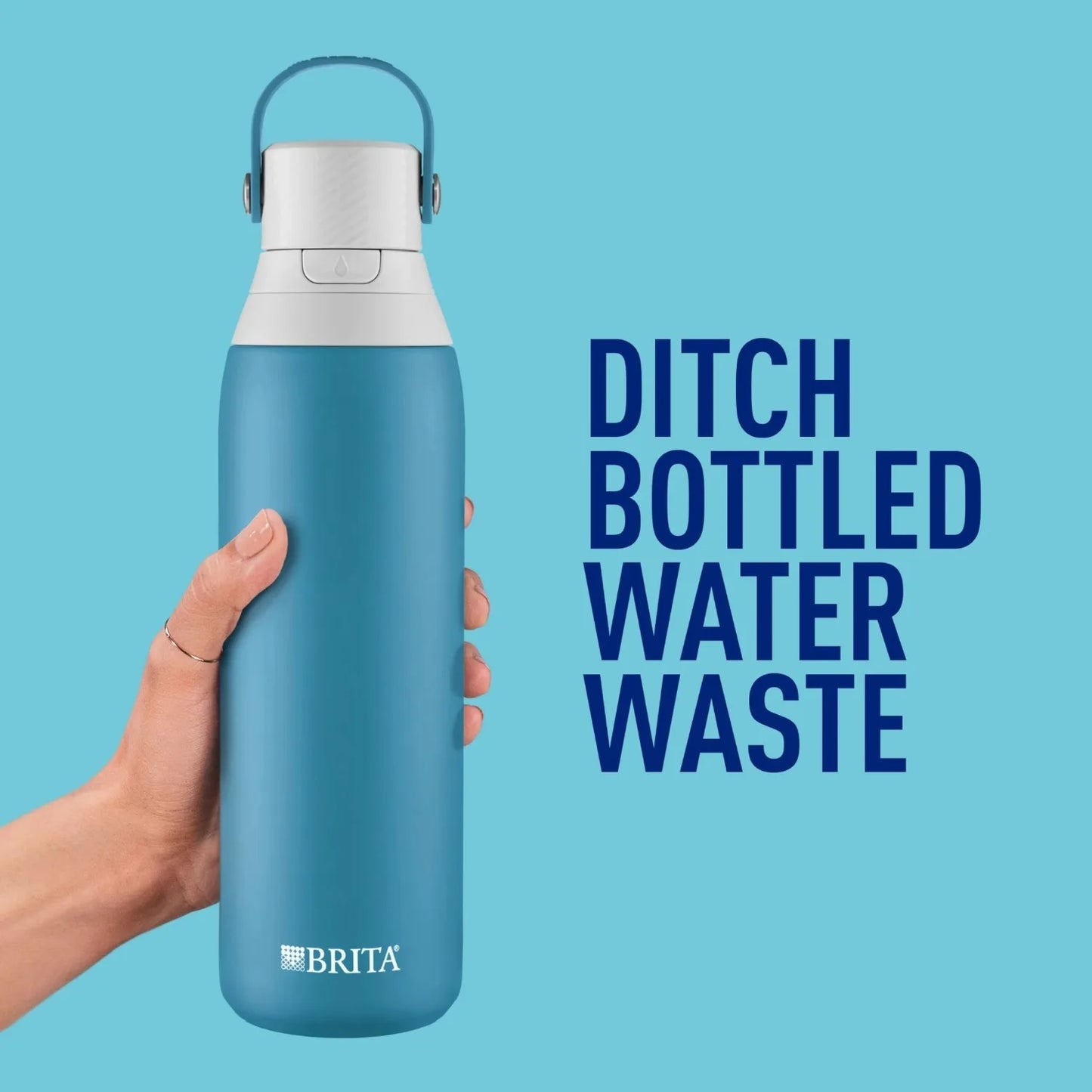 Brita Premium 20oz Stainless Steel Filtered Water Bottle