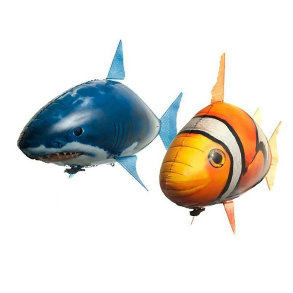 Flying Air Fish Balloons Clown Fish & Shark