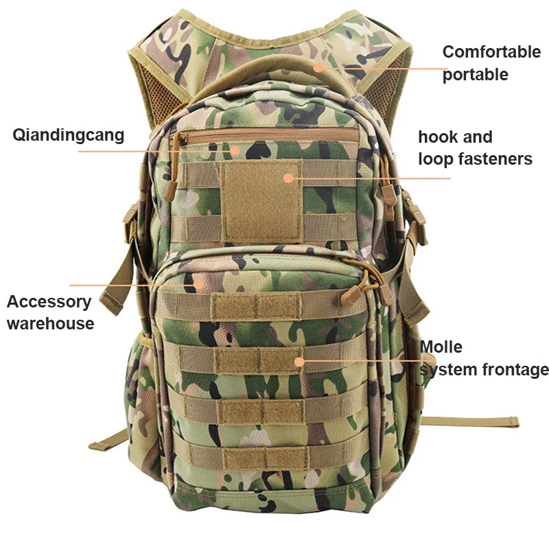 Large Mountaineering Style Backpack -School / Outdoors / Sport